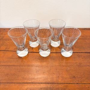 Mid-Century Cocktail Glasses (set of 5)