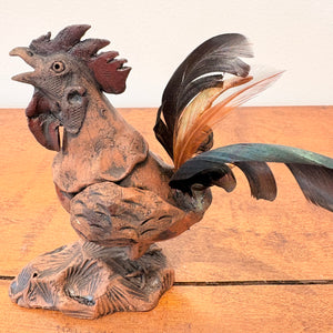Rooster Incense Sculpture