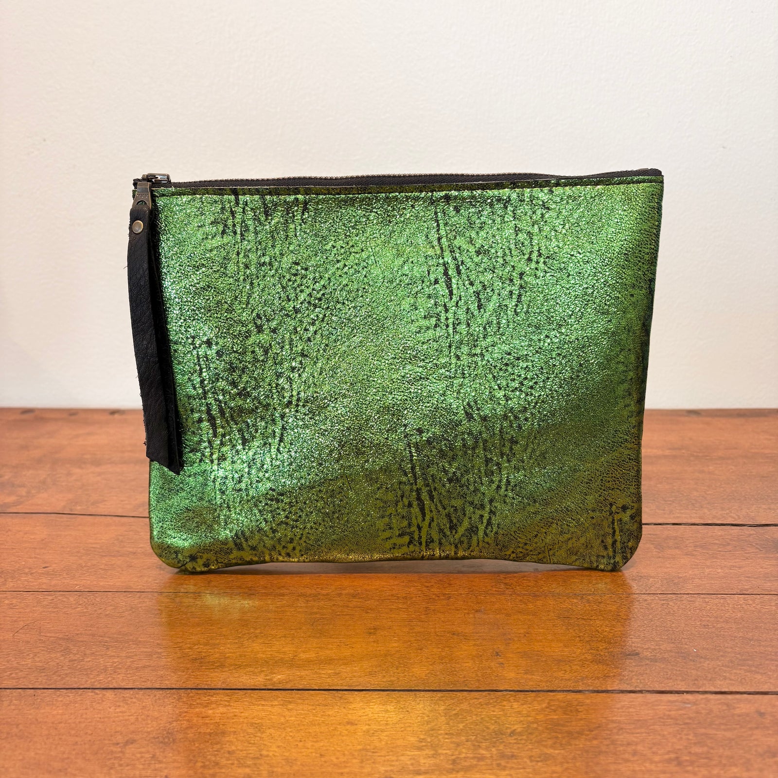 Cosmetic Bag - Distressed Green