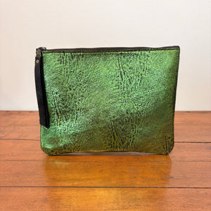 Cosmetic Bag - Distressed Green