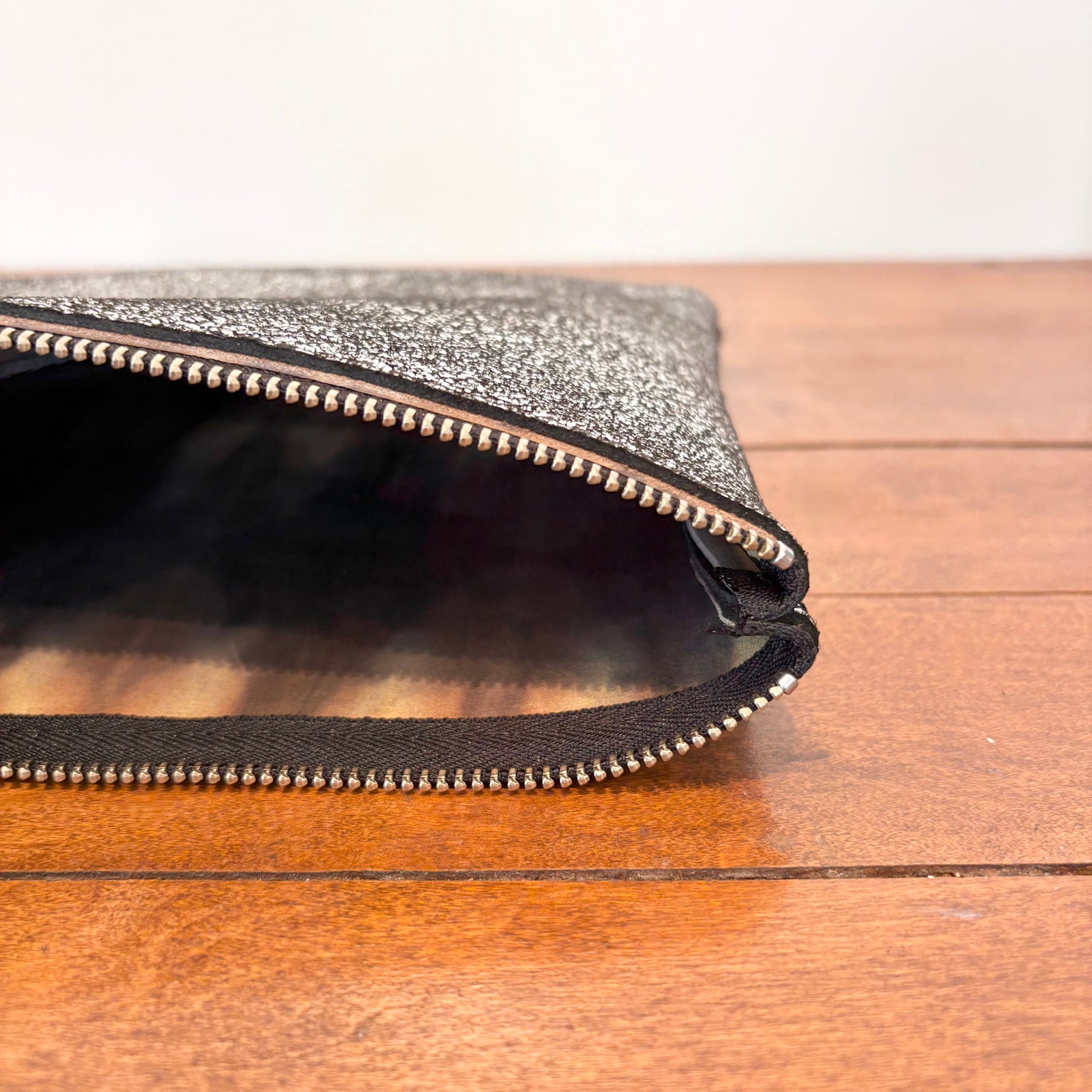 Cosmetic Bag - Distressed Silver