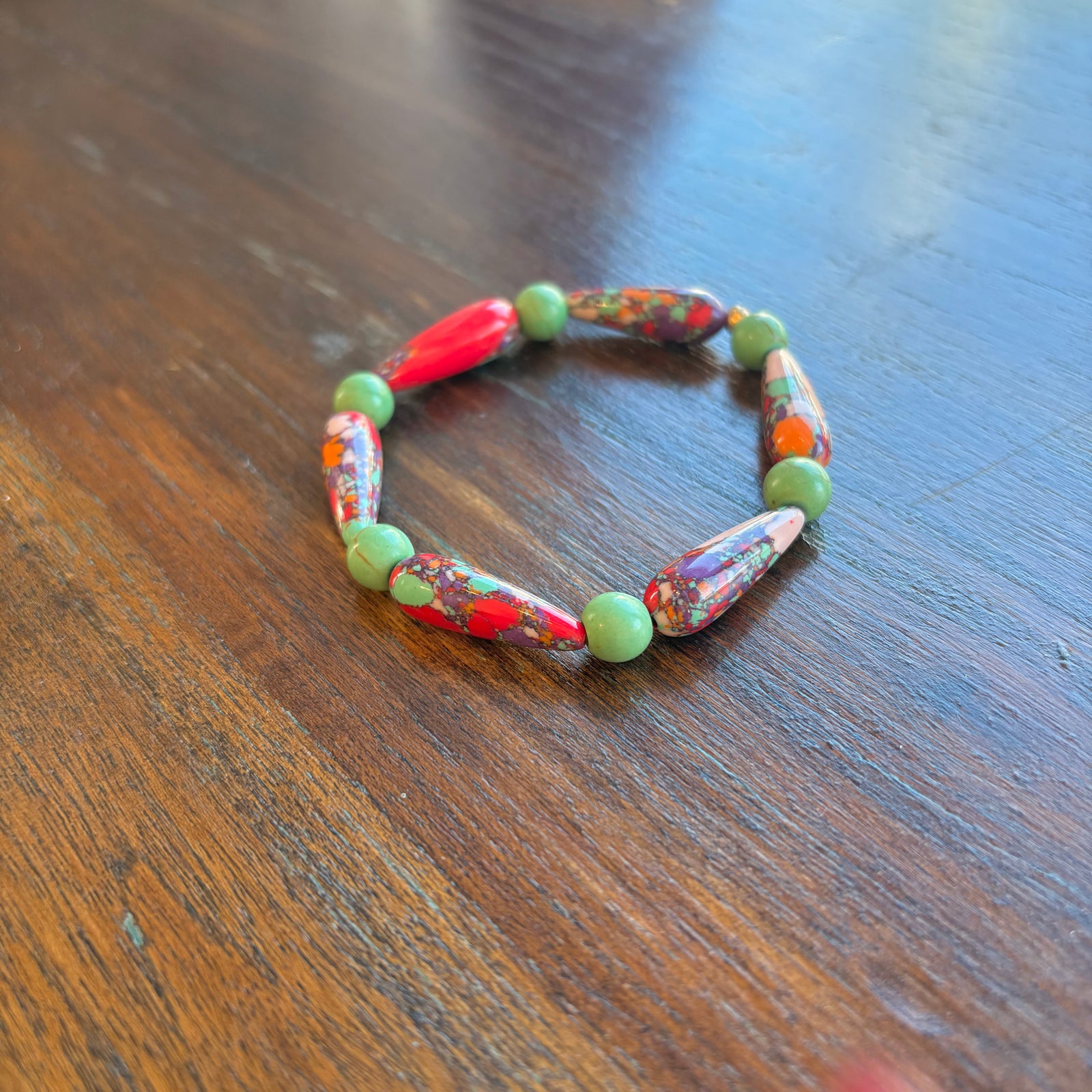 Teardrop Mosaic Turquoise Bracelet