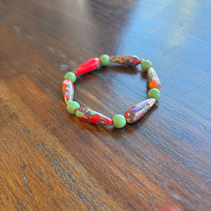 Teardrop Mosaic Turquoise Bracelet