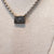 Mini Crystal Plaque Necklace
