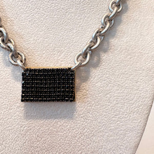 Crystal Plaque Choker