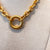 Donut Choker - Matte Gold