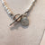 Pearl Necklace - White & Silver