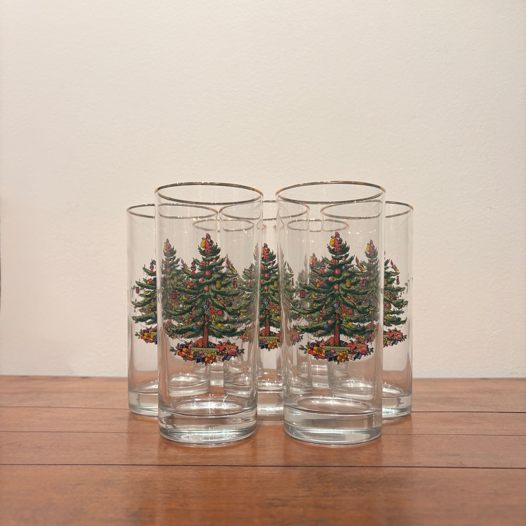 Holiday Highball Glasses (set of 7)