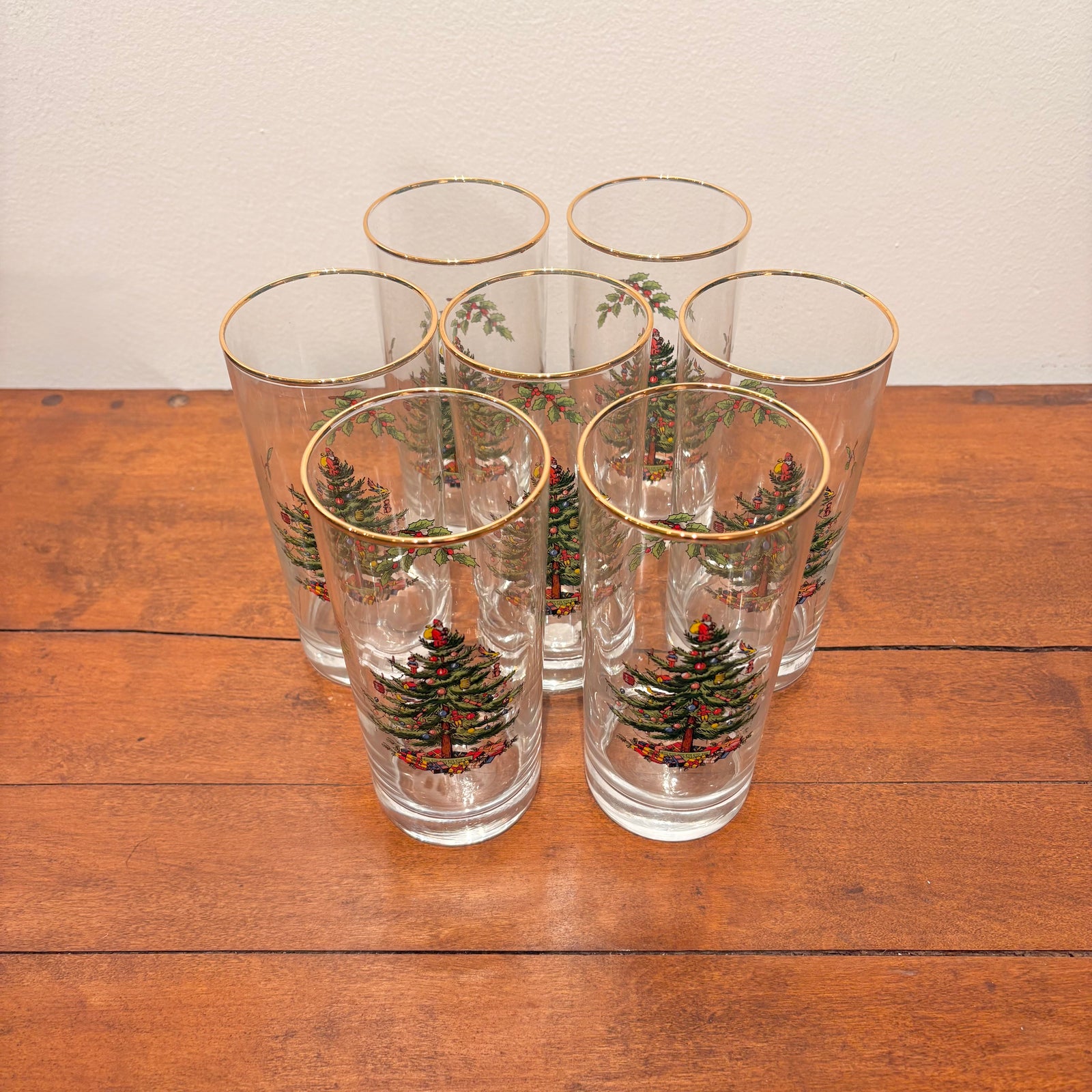 Holiday Highball Glasses (set of 7)