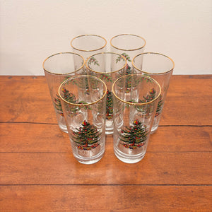 Holiday Highball Glasses (set of 7)