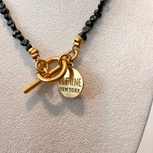 Pearl Necklace - Dark Green