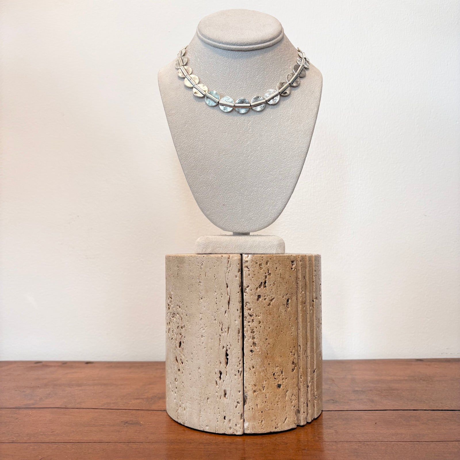 Silver Coin Necklace