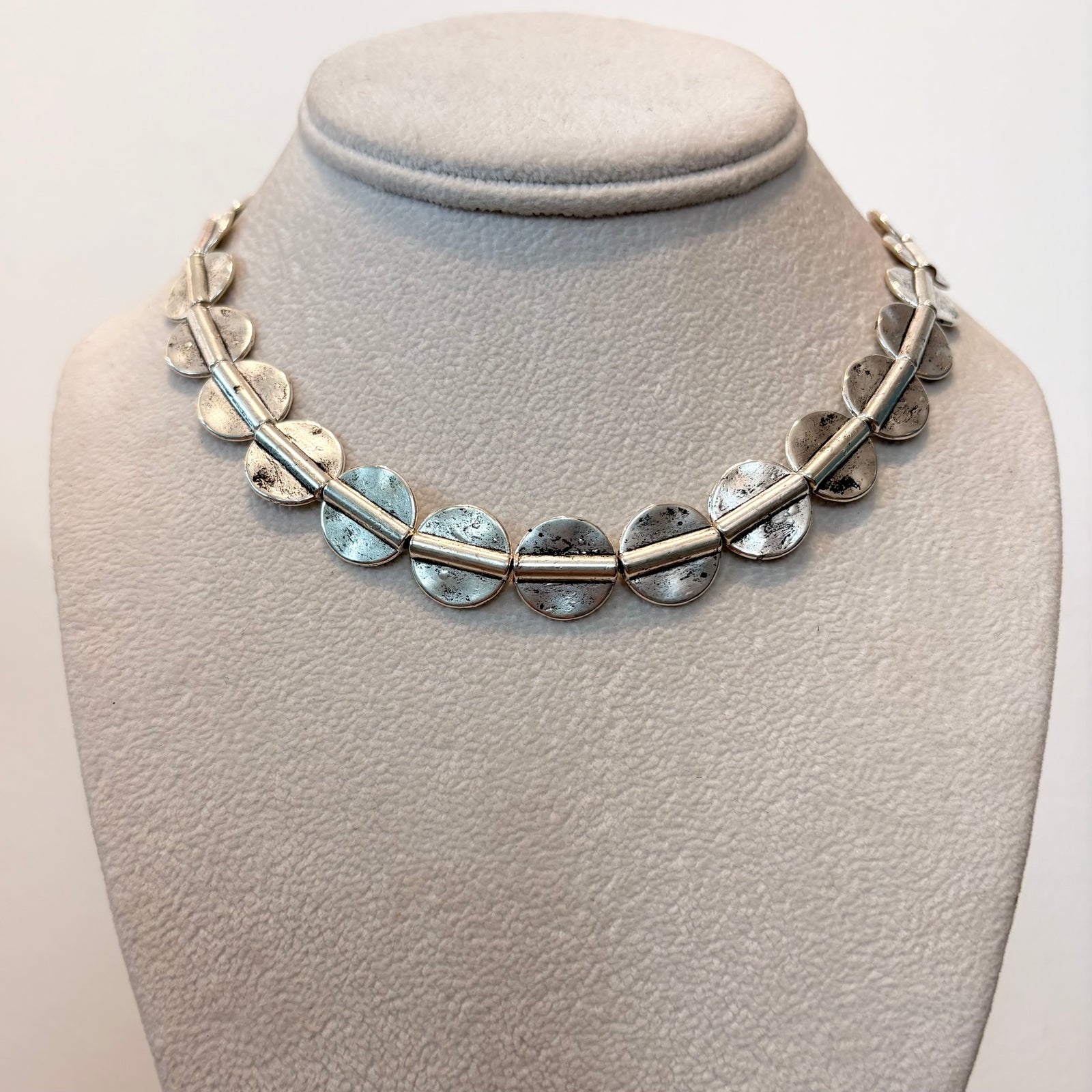 Silver Coin Necklace