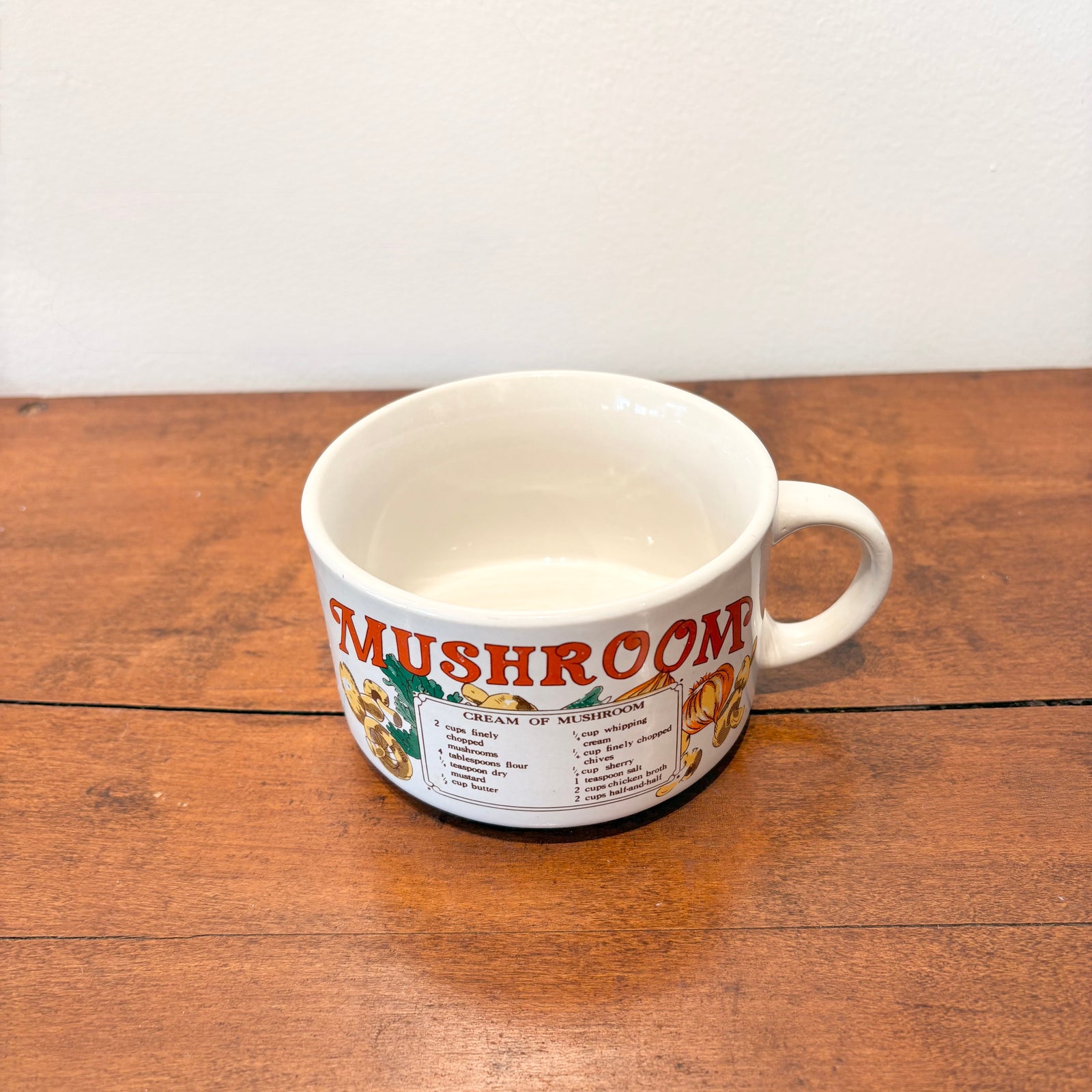 Mushroom Soup Recipe Mug
