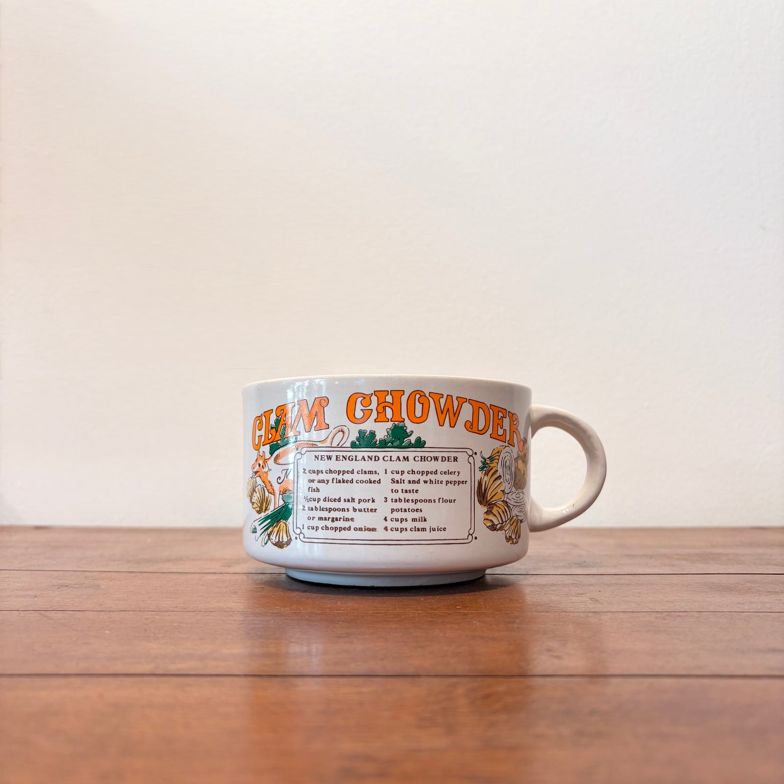 Clam Chowder Recipe Mug