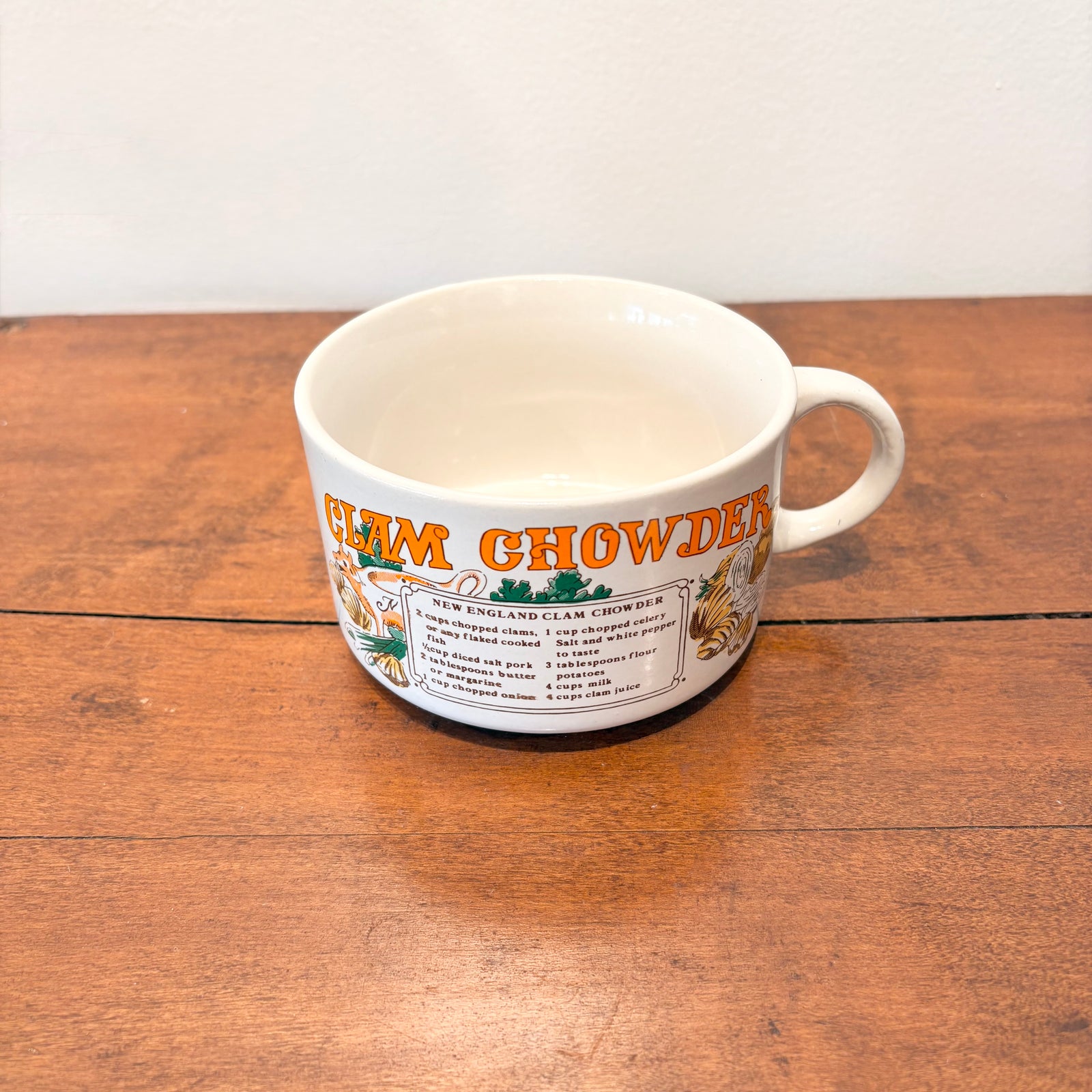 Clam Chowder Recipe Mug