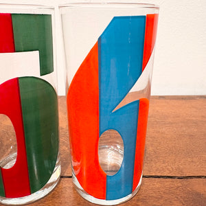 Drink By Numbers Highball Glasses (numbers 2-6)