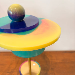 Resin at the Disco LED Lamp