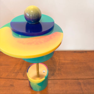 Resin at the Disco LED Lamp