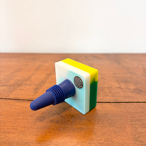 Resin at the Disco Wine Stopper - Square
