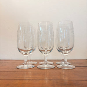 Theresienthal Radgravur Water Goblets (set of 6)