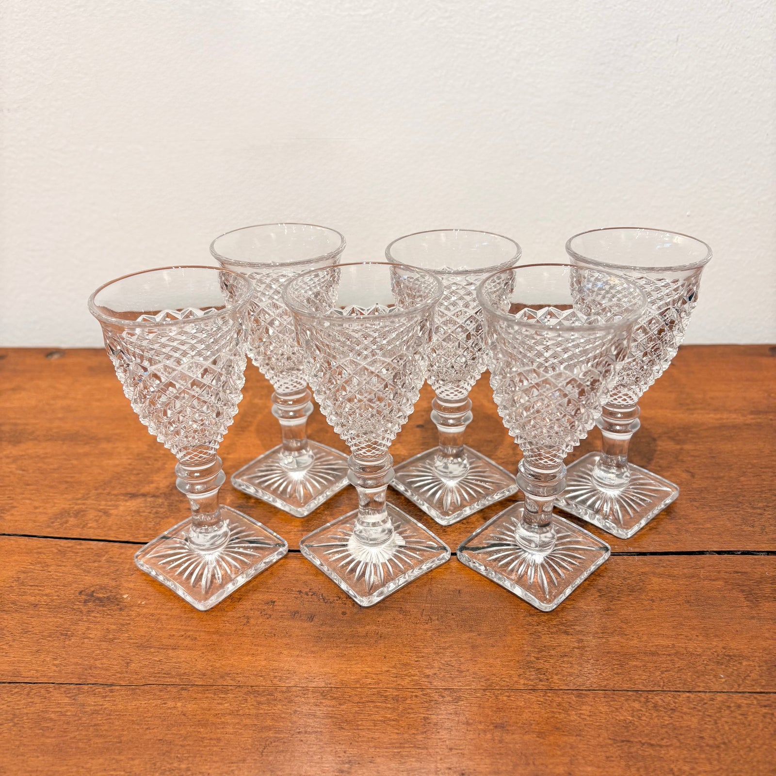 Westmoreland English Hobnail Aperitif Glasses (set of 6)