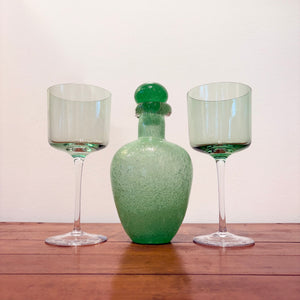 Murano Pulegoso Decanter with Villeroy & Boch Wine Glasses