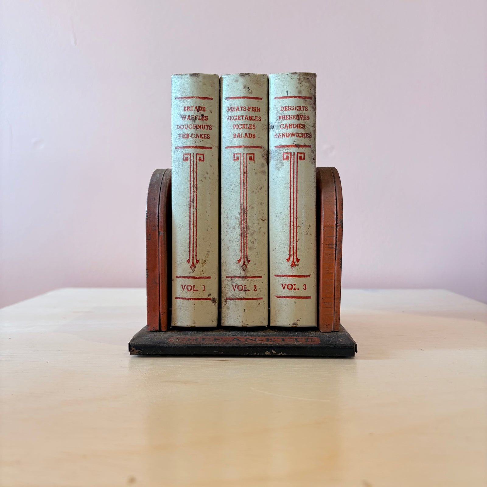 1930’s Chef-An-Ette Recipe Holder (Recipes Included)