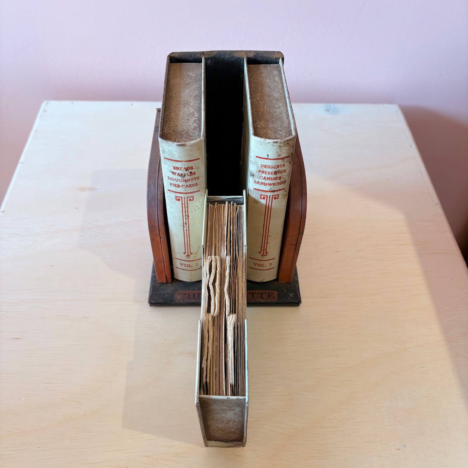 1930’s Chef-An-Ette Recipe Holder (Recipes Included)