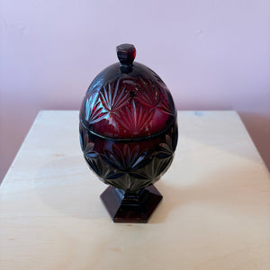 “Modge Podge” Candle in 1970’s Candy Dish