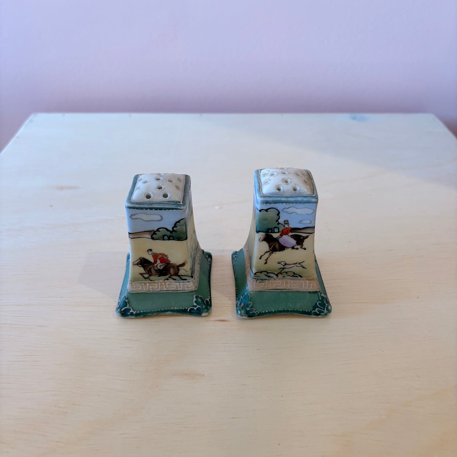 Early 1900’s Nippon Moriage Salt & Pepper Shakers