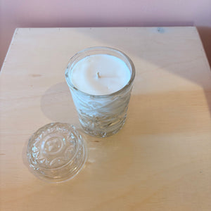 Crystal Lidded Candle