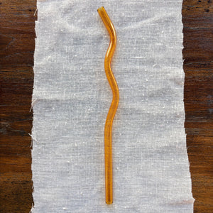 Glass Wavy Straw
