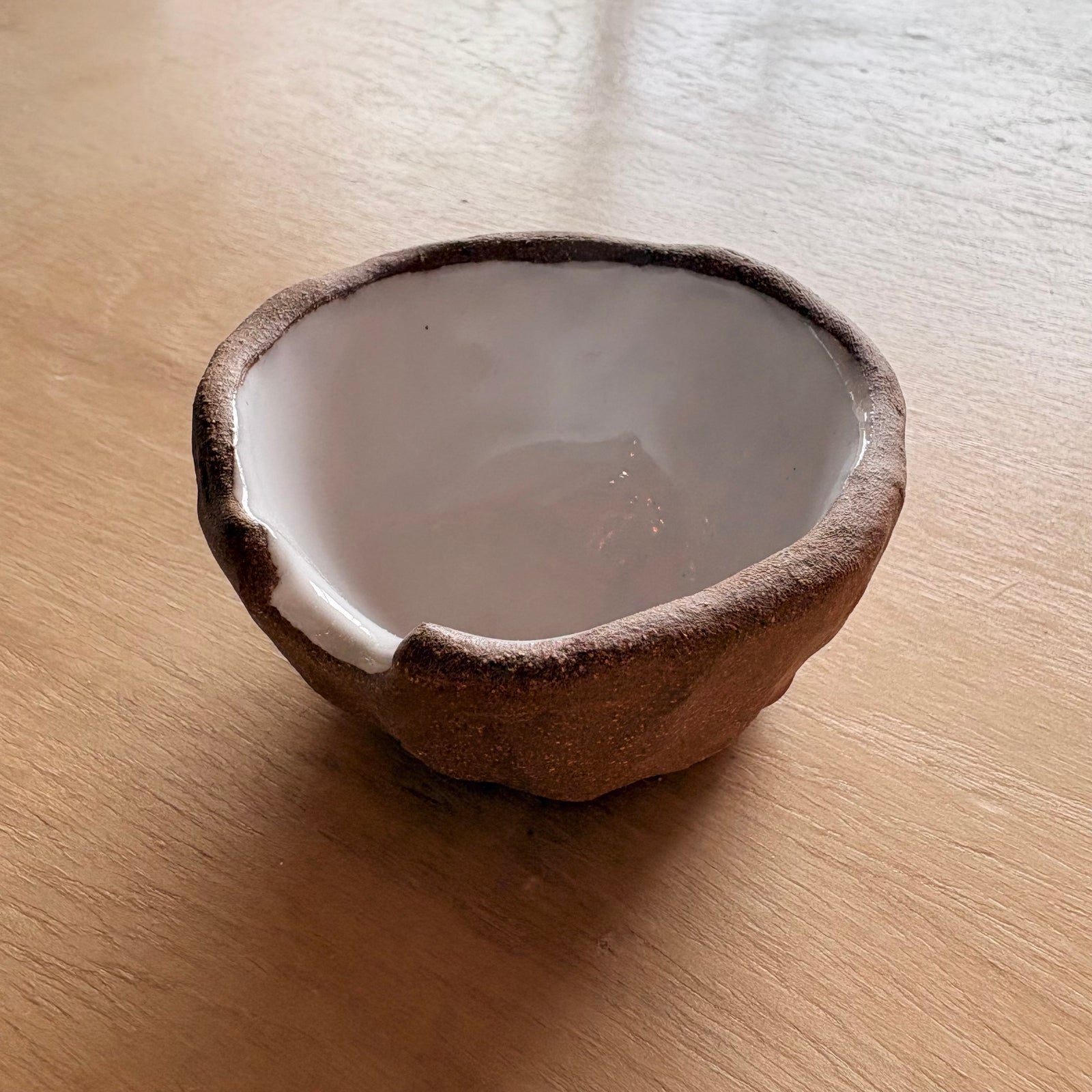 Handmade Ceramic Hybrid Paint Brush Rest & Mixing Dish