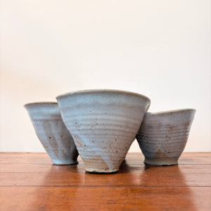 Handmade Pottery Chip & Dip Serving Bowl