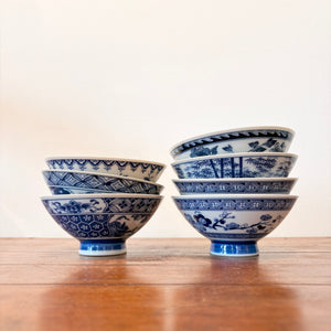 Japanese Rice Bowls (set of 7)