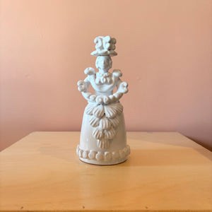 Ceramic Italian Puppet Candelabra - Female