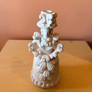 Ceramic Italian Puppet Candelabra - Female