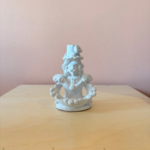 Ceramic Italian Half Bust Candelabra - Male