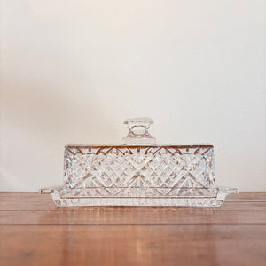 Crystal Butter Dish