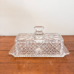 Crystal Butter Dish