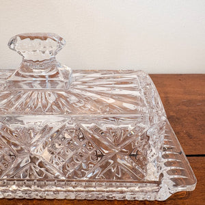 Crystal Butter Dish