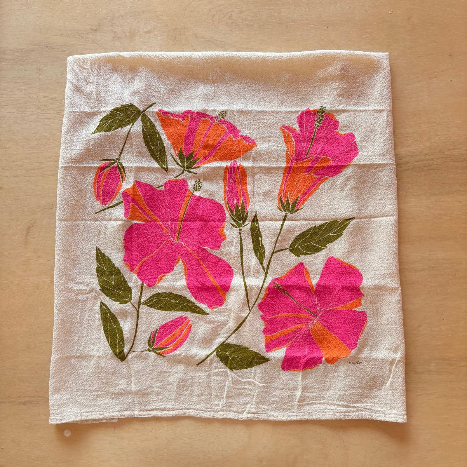 Hibiscus Tea Towel