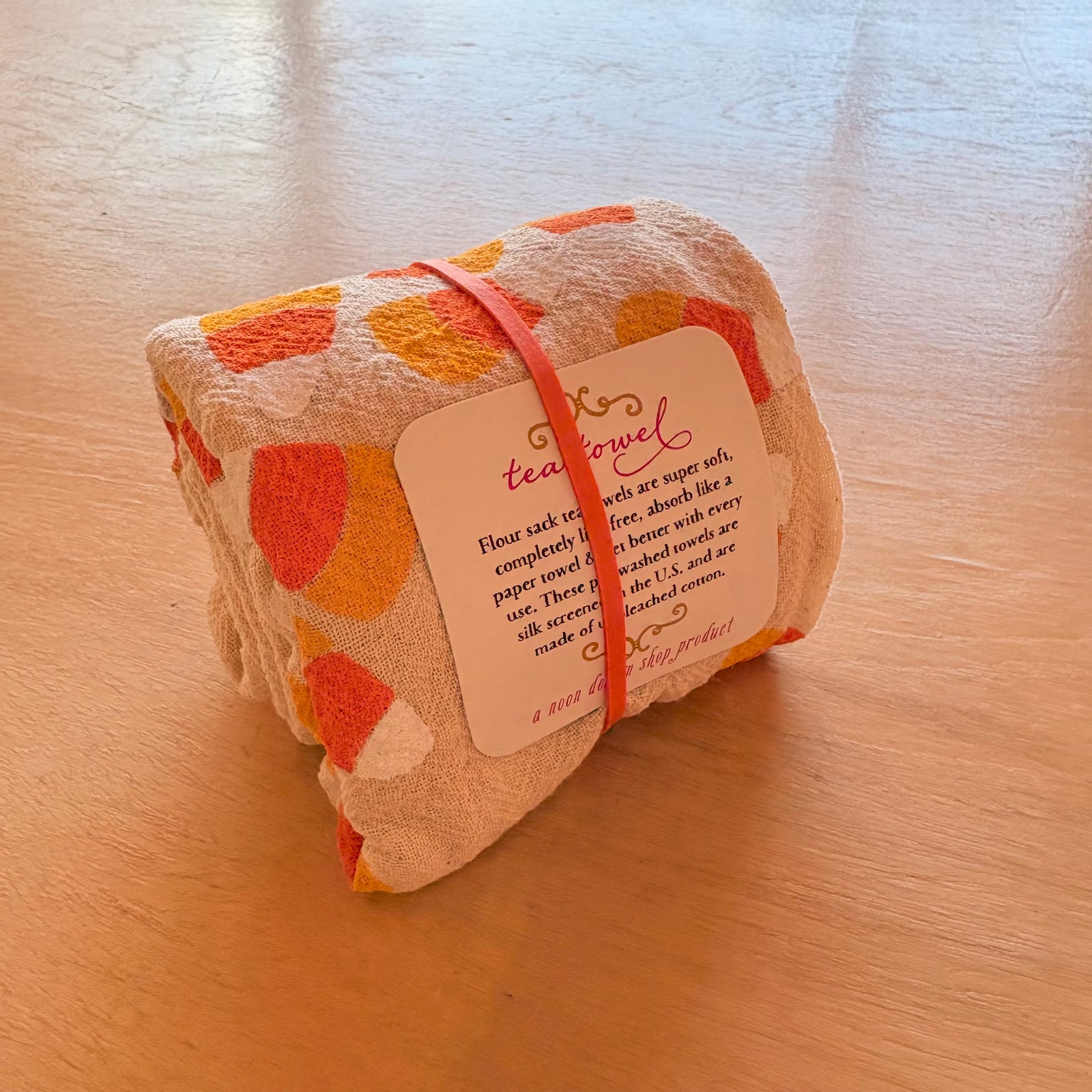 Candy Corn Tea Towel