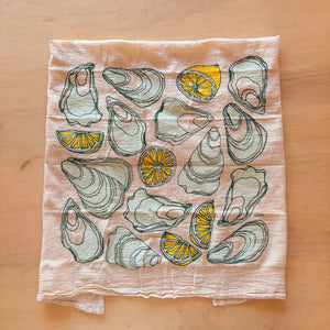 Oyster Tea Towel