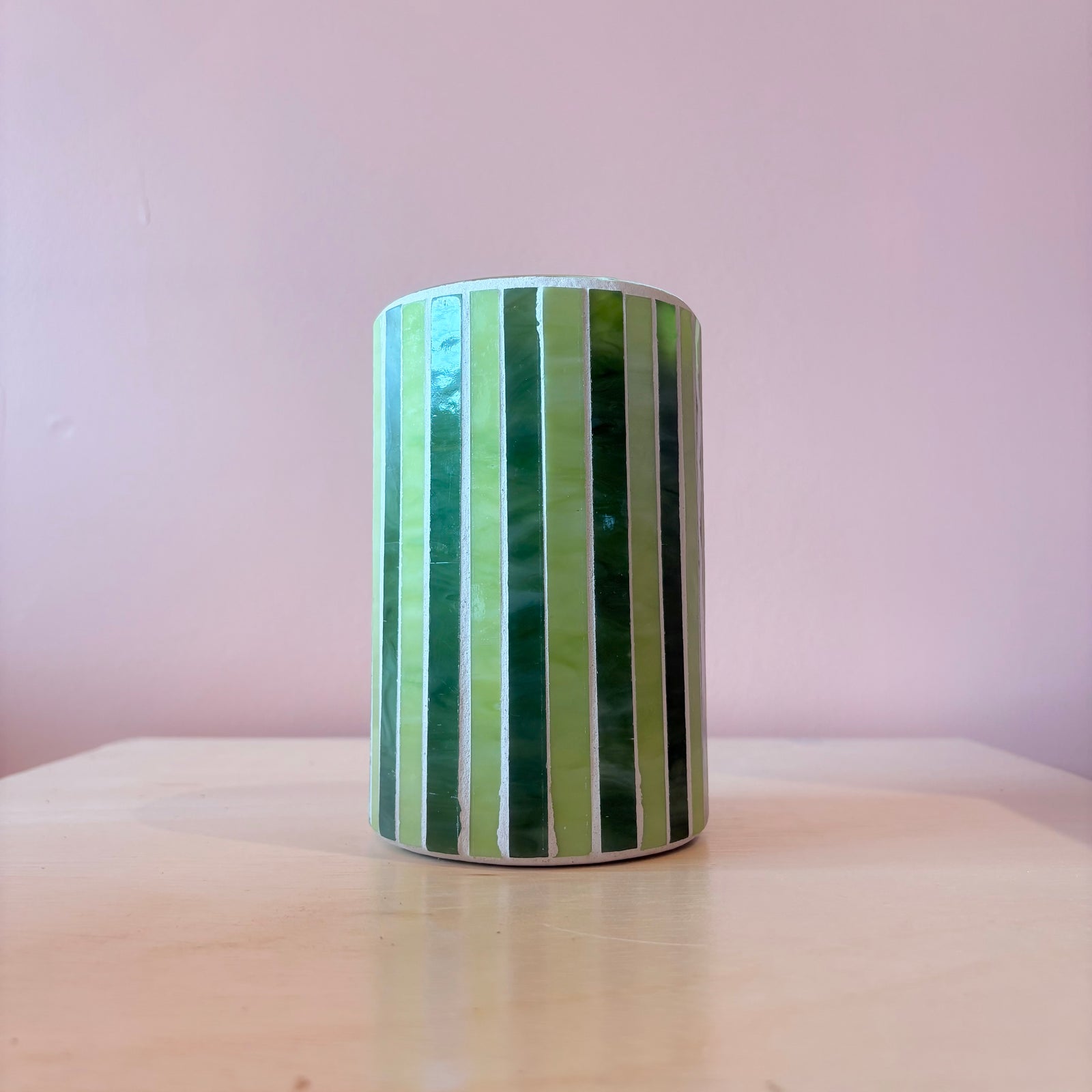 Winter Wonderland in Mosaic Vase
