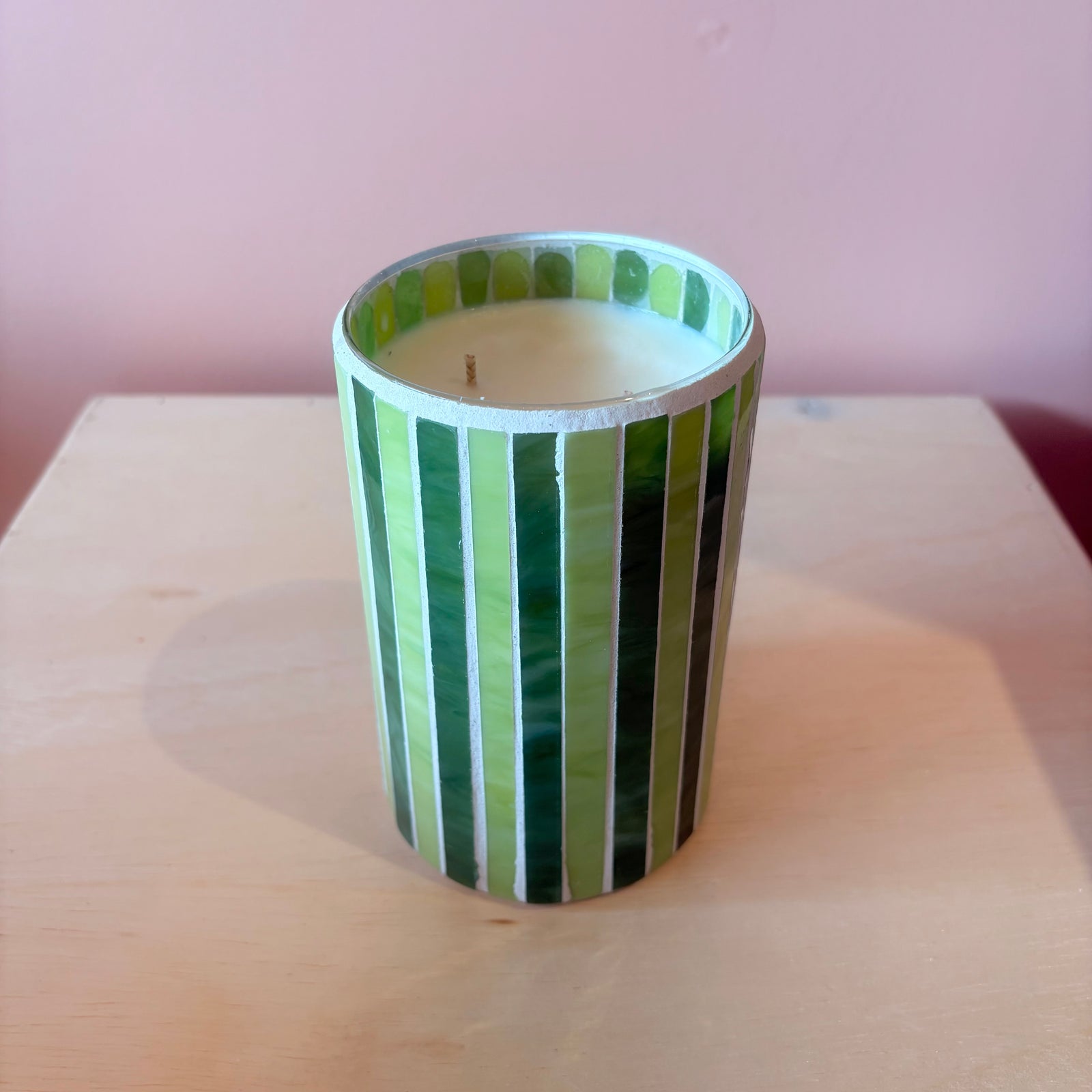 Winter Wonderland in Mosaic Vase