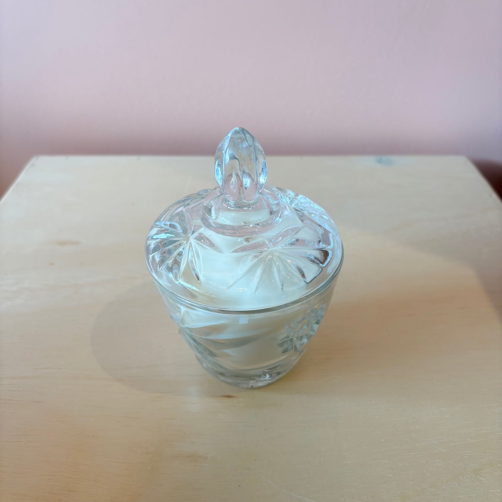 Candle in Sugar Bowl