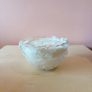 Candle in Rose Embellished Bowl
