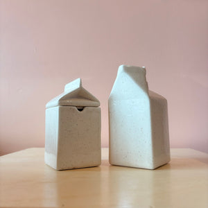Ceramic Cream & Sugar Set